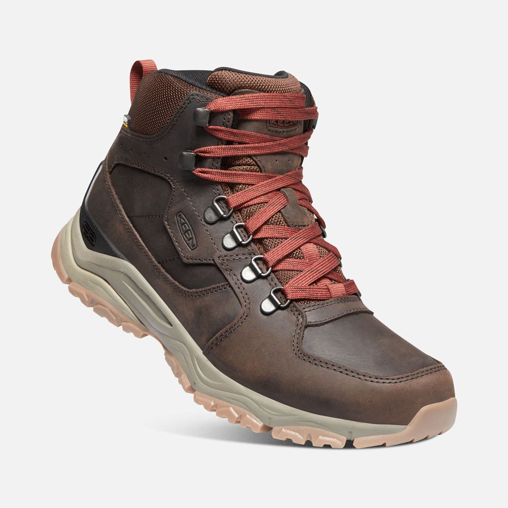 Keen Outdoor Bot Erkek Kırmızı/Kahverengi - Innate Deri Waterproof - Türkiye FSBJ26947